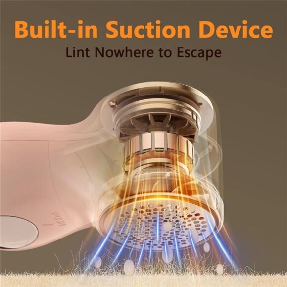 𝗥𝗲𝗰𝗵𝗮𝗿𝗴𝗲𝗮𝗯𝗹𝗲 Fabric Shaver,Lint Remover for Clothes with 3 Blades - Picture 4 of 7